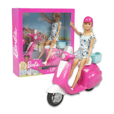 Barbie sale scooter set