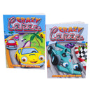 80 Pg Crazy Carz Coloring Book- 2 Assortments