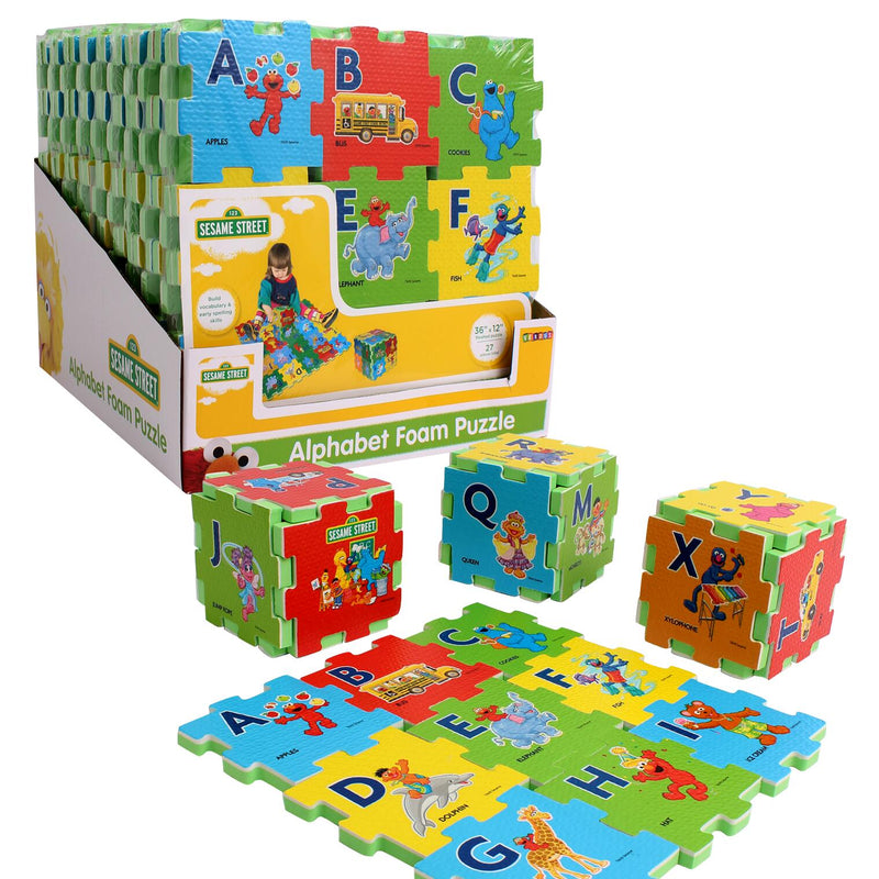 Sesame Street Alphabet Foam Floor 27-piece Puzzle - Offpricebundles