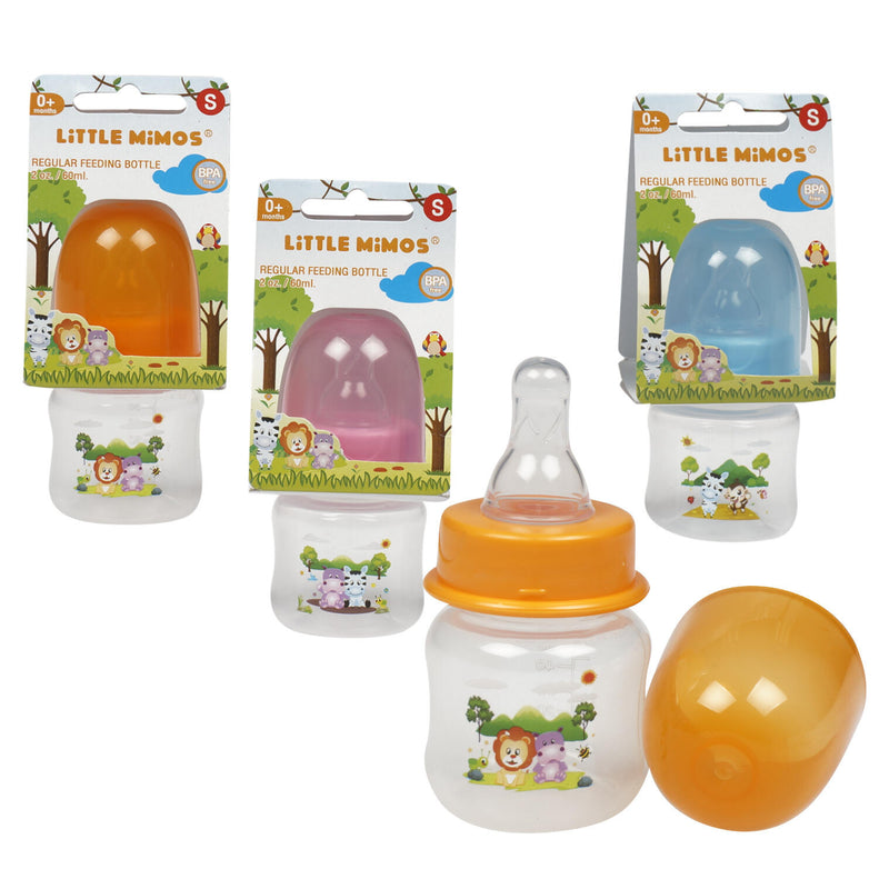 2 oz Little Mimos Baby Bottle with Silicone Nipple - Offpricebundles