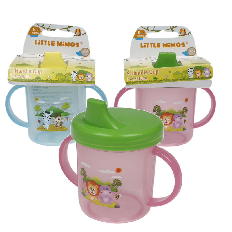 Little Mimos 7 oz Twin Handle Training Cup 6M+ - Offpricebundles