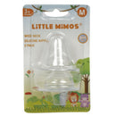 Little Mimos 2 pack Wide Neck Silicone Nipple - Offpricebundles