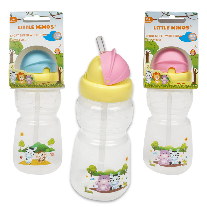 Little Mimos 8 oz Sports Training Cup with Straw 6M+ - Offpricebundles