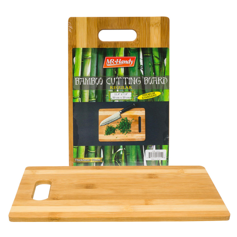 12" Medium Bamboo Cutting Board- 10mm Thick