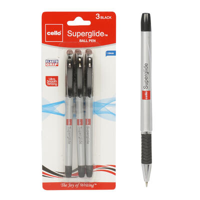 3 Pack Superglide Ball Pen - Offpricebundles