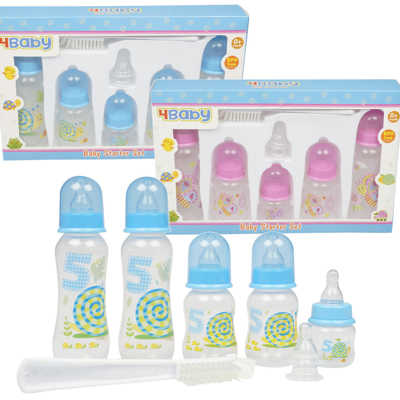 4Baby 8 Piece Baby Bottle Set- 2 Assortments - Offpricebundles