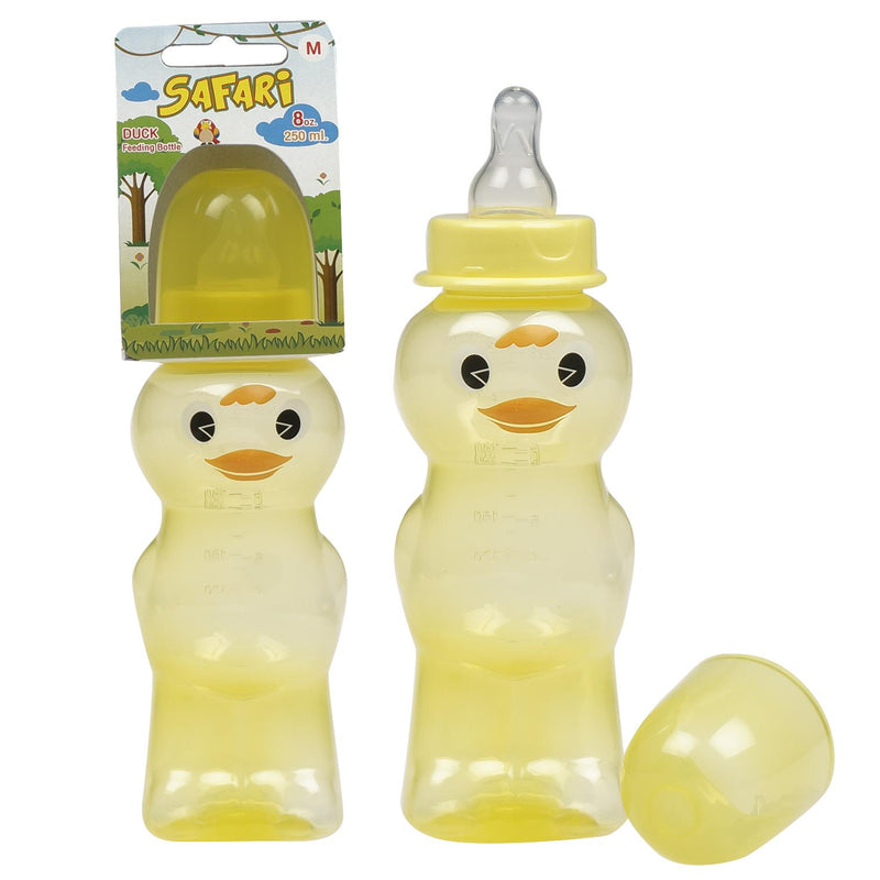 8 oz Safari Baby Bottle Duck Shape - Offpricebundles