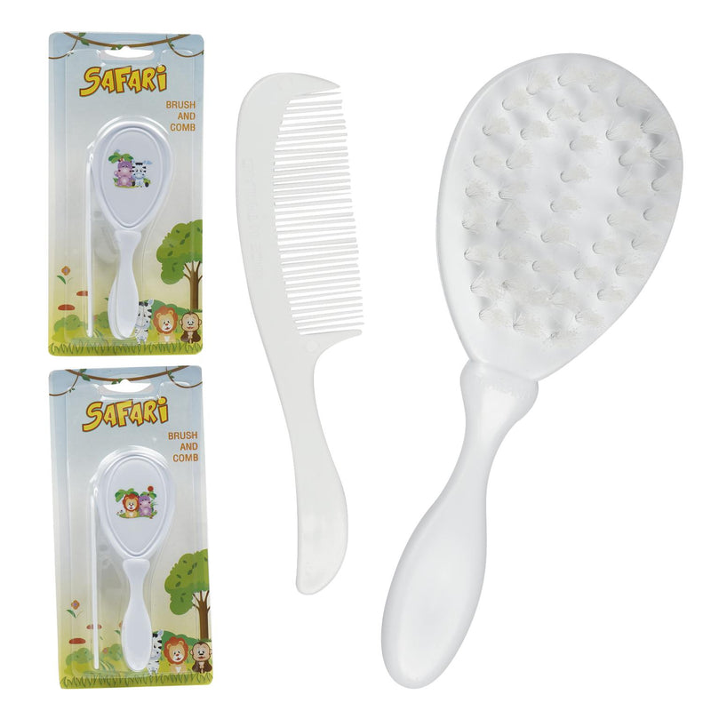 Safari 2 Piece Baby Brush and Comb Set - Offpricebundles