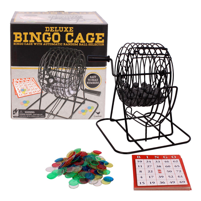 Deluxe Bingo Set with Cage - Ages 6+ - Offpricebundles