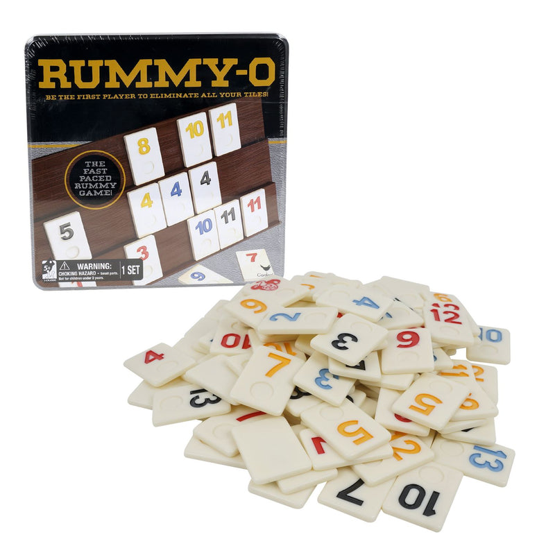 Deluxe Rummy-O in Tin Box - Ages 6+ - Offpricebundles