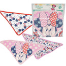 3 Pack Minnie Mouse Bandana Bibs- Assorted - Offpricebundles