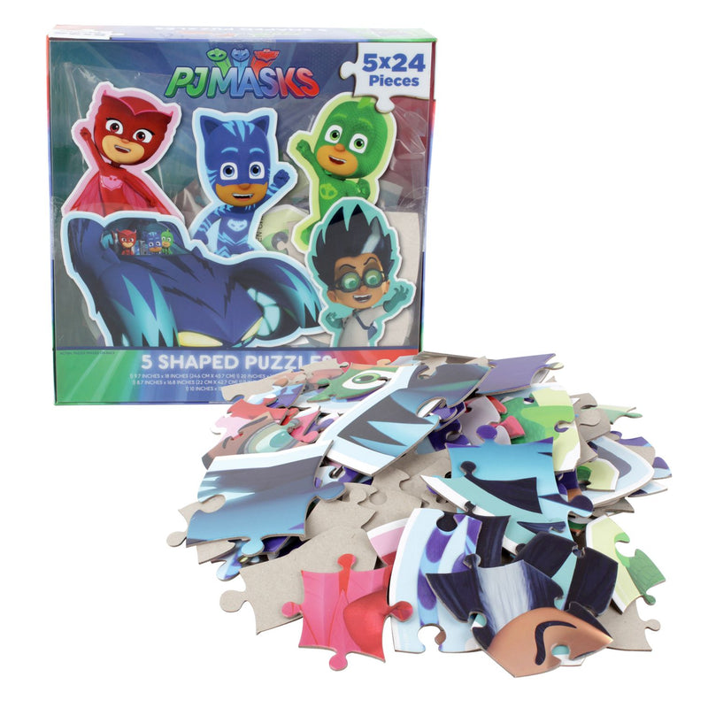 PJ Masks 5 24-piece Puzzle Set - Offpricebundles