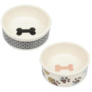 Ceramic 5" Pet Bowl- 2 Assortments