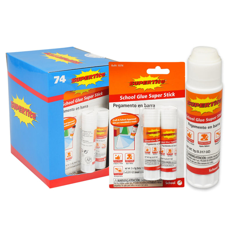 2 Pack Supertite School Glue Super Stick - Offpricebundles