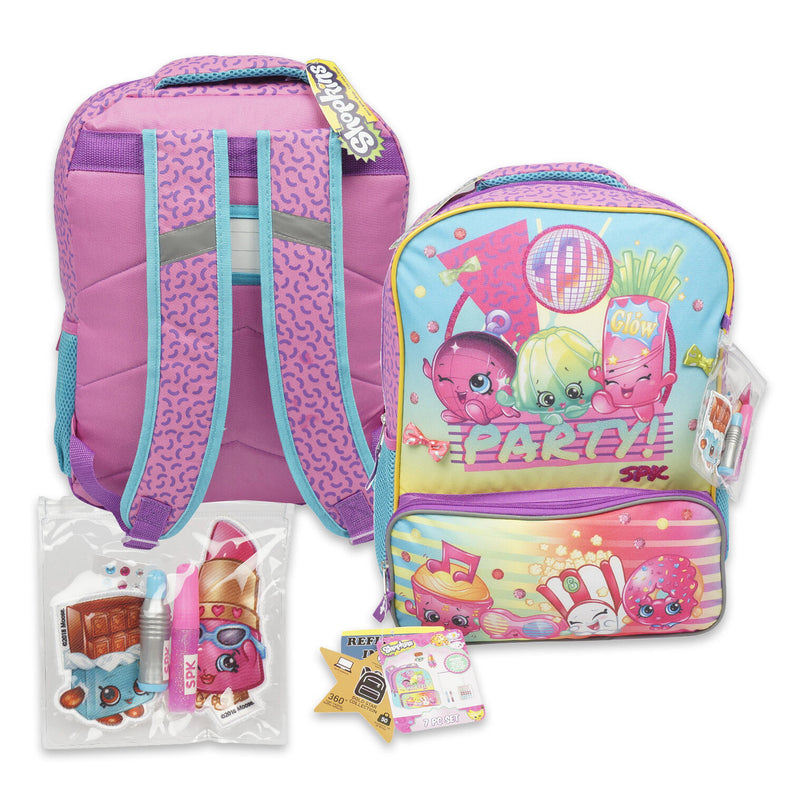 7 Piece Shopkins Backpack Set - Offpricebundles