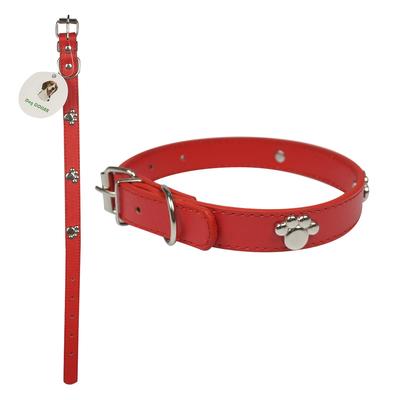 Dog Collar 17.5" Red