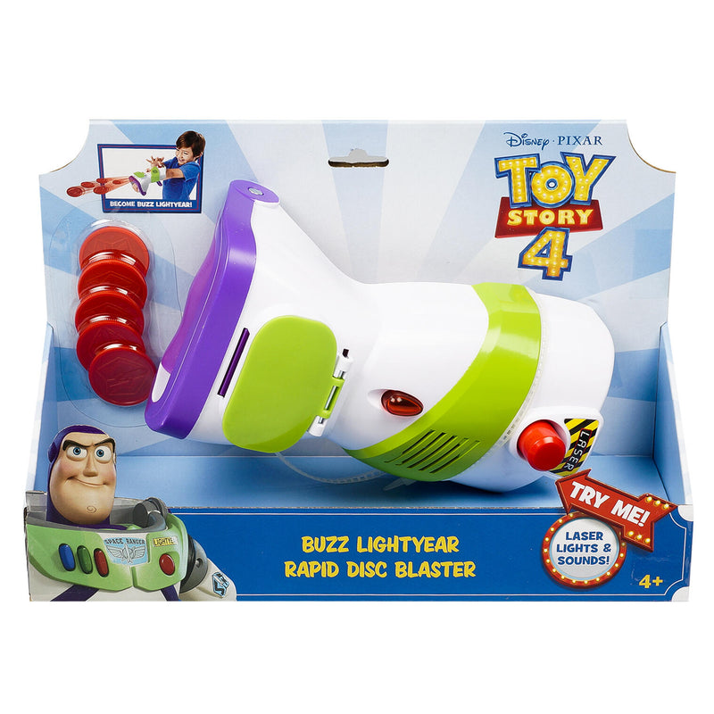 Disney Pixar Toy Story 4 Buzz Lightyear Rapid Disc Blaster