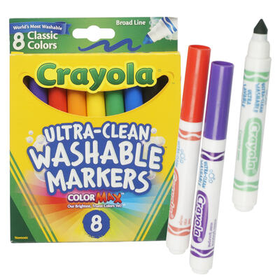 8 ct Washable Crayola Colormax Markers - Offpricebundles