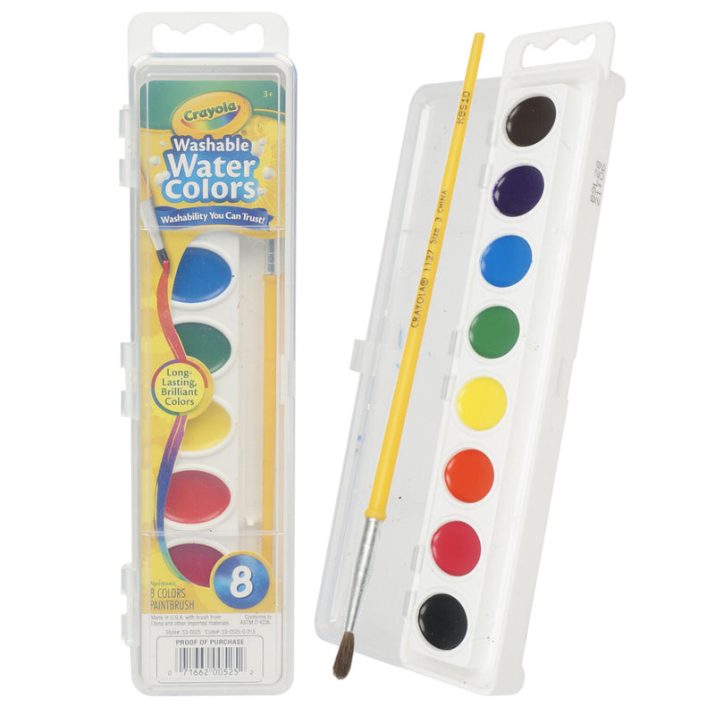 Crayola 8 ct Washable Paint Set - Offpricebundles