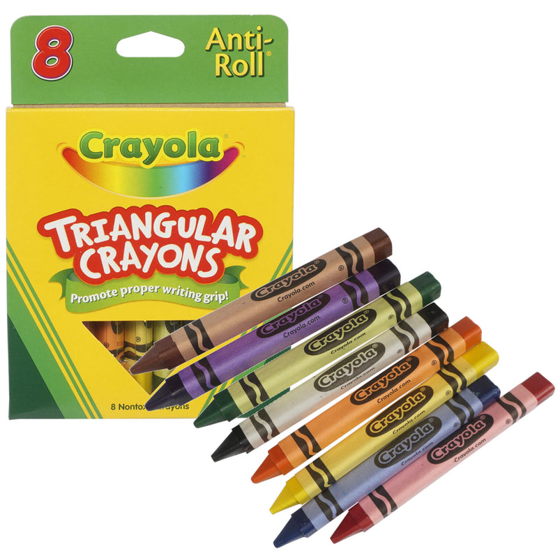 8 ct Crayola Triangular Crayons - Offpricebundles