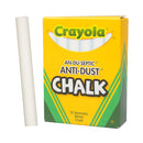 12 ct Crayola Anti-Dust Chalk - Offpricebundles
