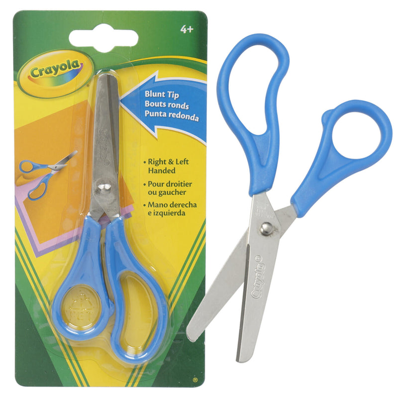 Crayola Blue Pointed Tip Scissors - Offpricebundles