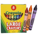 8 ct Crayola Large Crayons - Offpricebundles