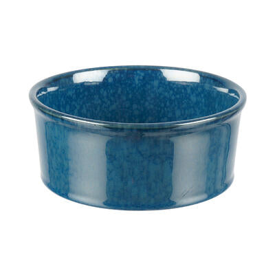 Blue Ceramic 6.5" Pet Bowl