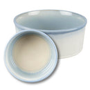 Baby Blue Ceramic Pet Bowl 6.5"