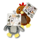 Pet Lover Owl & Chicken Pet Toy- 2 Assortments