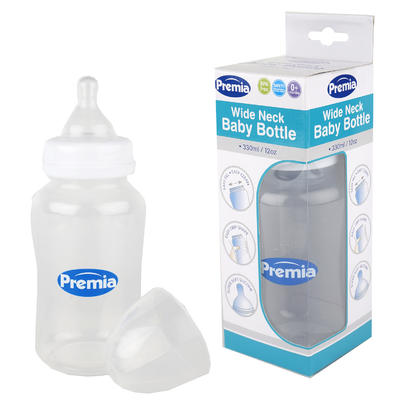 Primia Wide Neck Baby Bottle-12 oz - Offpricebundles