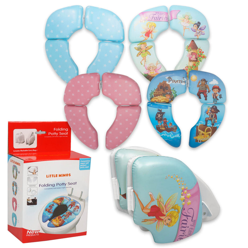 Soft Folding Toilet Seat- 4 Assortments - Offpricebundles