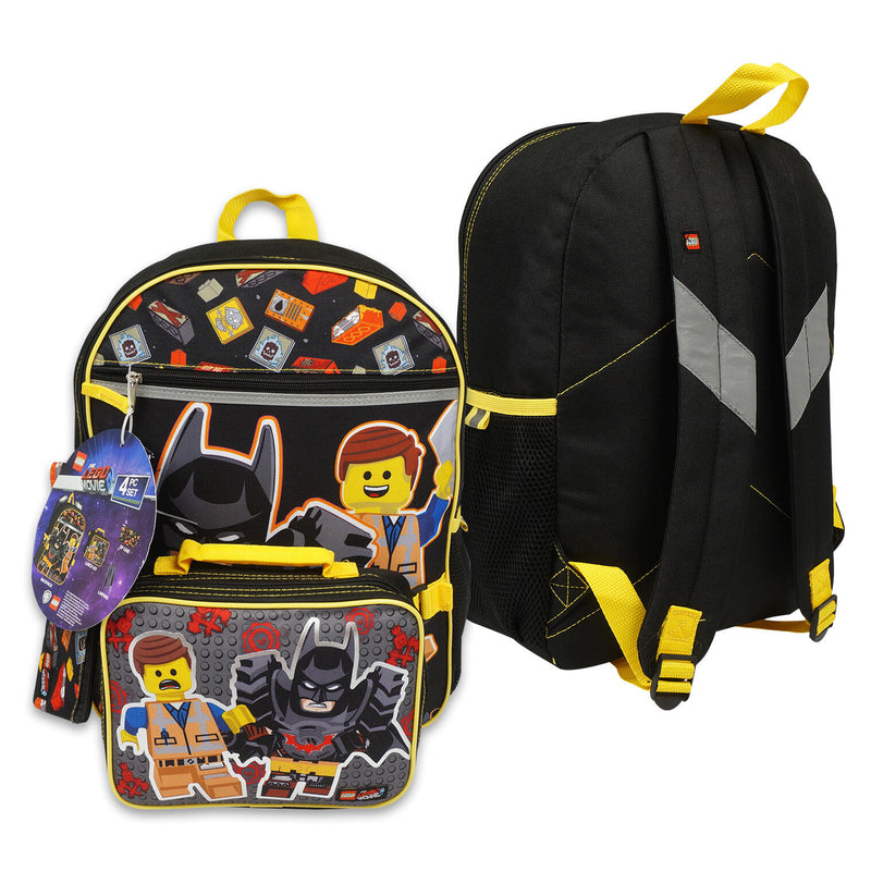 4 Piece Lego Movie 2 Backpack Set - Offpricebundles