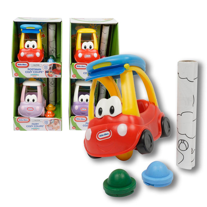 Little Tikes Cozy Coupe Toy Car with Crayons- 4 Assortments - Offpricebundles