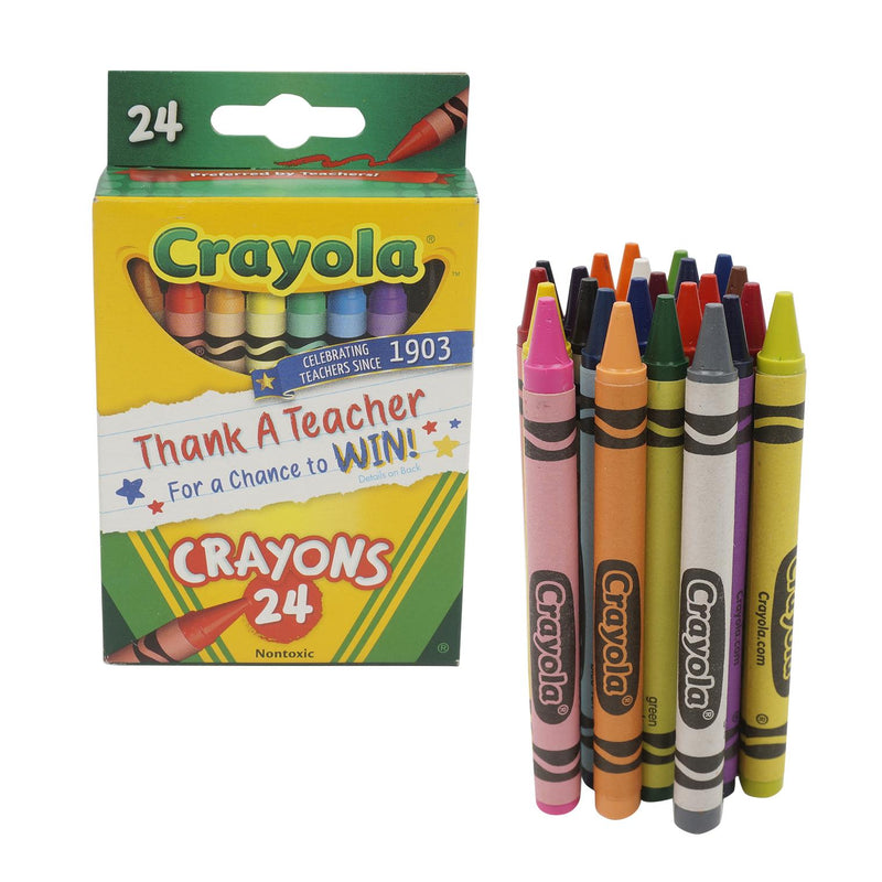 24 ct Crayola Thank A Teacher Crayons Pack - Offpricebundles