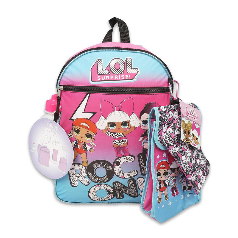 5 Piece LOL Surprise! Backpack Set - Offpricebundles