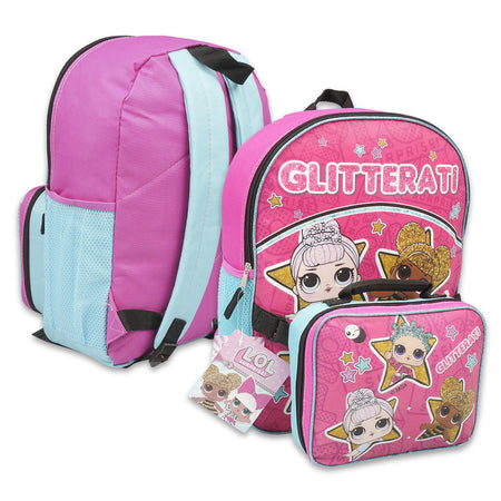 LOL Surprise! Glitterati Backpack with Lunch Bag - Offpricebundles