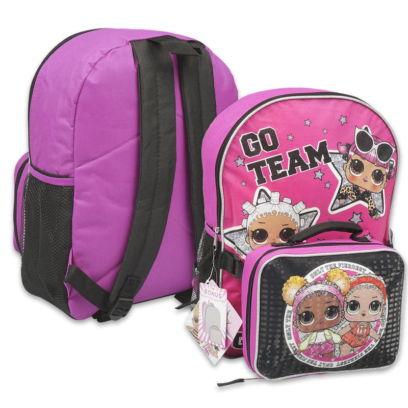 LOL Surprise! Go Team Backpack with Lunch Bag - Offpricebundles