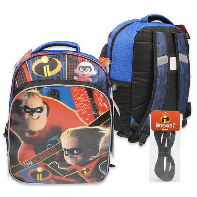 Large Blue Incredibles 2 Backpack - Offpricebundles