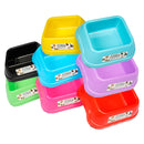 Pet Lover Square Anti Slip Pet Bowl 7"- 8 Assortments