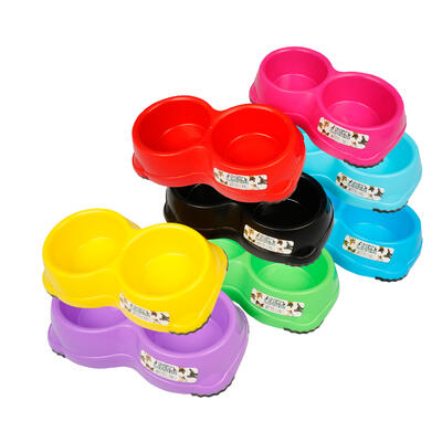 Pet Lover 2 in 1 Round Anti Slip Pet Bowl 13"- 8 Assortments