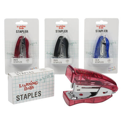 Stapler Set 2.55" Mini w/Staples - Offpricebundles