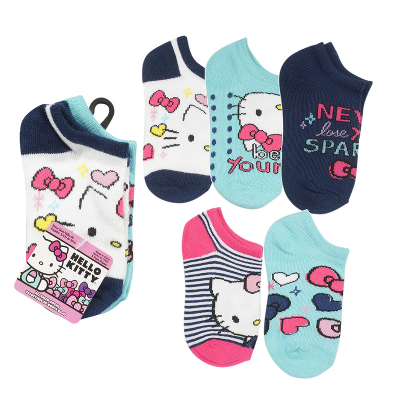 5 Pack Hello Kitty Socks- size 5-6 1/2 - Offpricebundles