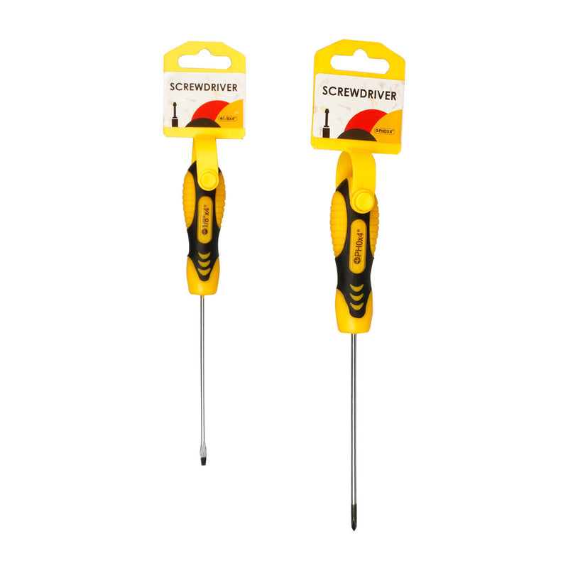 Bulk Black and Yellow Screwdriver 7.09"- Assorted