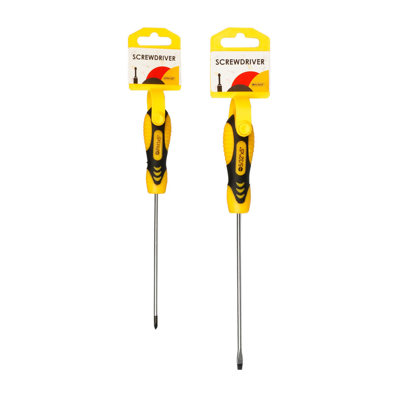 Bulk Black and Yellow Screwdriver 7.87"- Assorted