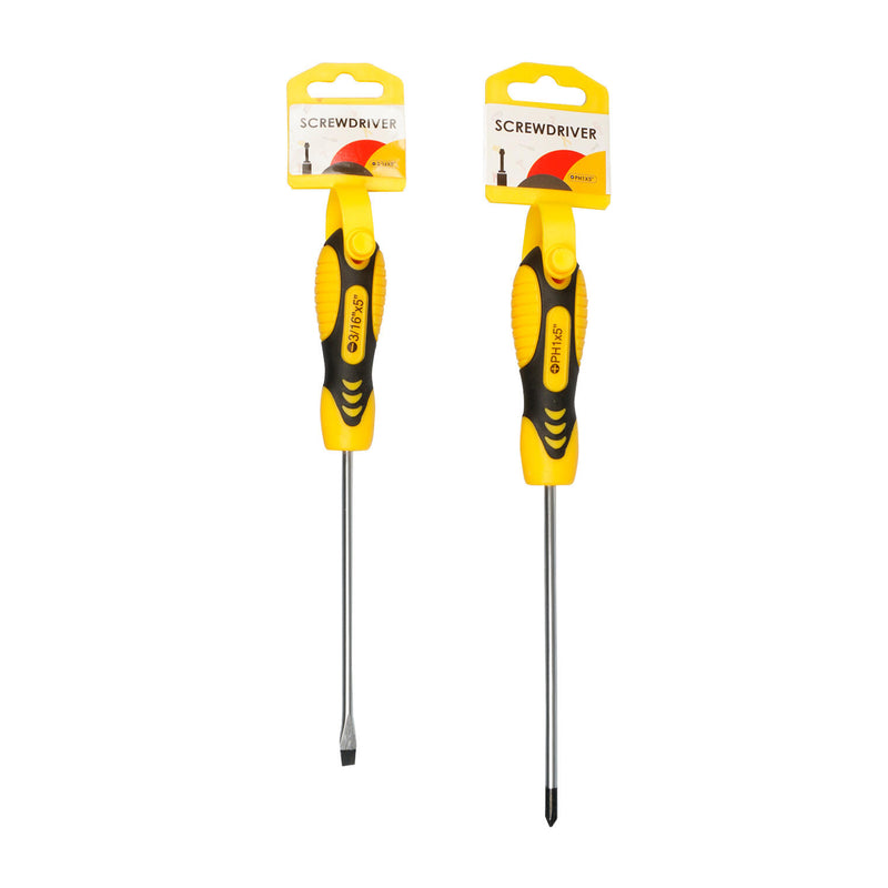 Bulk Black and Yellow Screwdriver 8.46"- Assorted