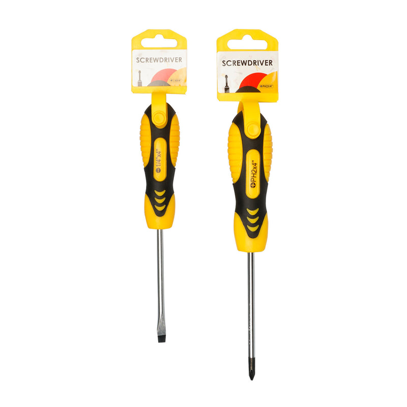 Bulk Black and Yellow Screwdriver 8.27"- Assorted