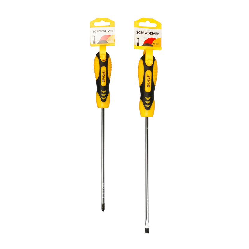 Bulk Black and Yellow Screwdriver 12.2"- Assorted