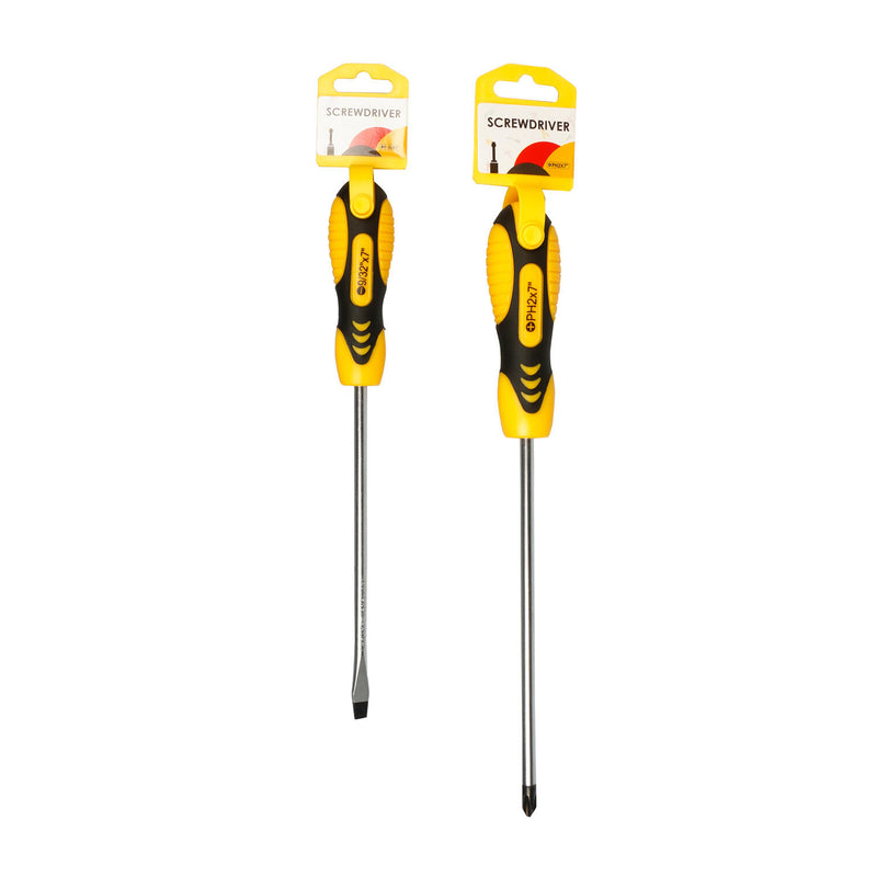 Bulk Black and Yellow Screwdriver 11"- Assorted 