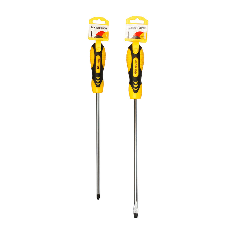 Bulk Black and Yellow Screwdriver- 14.37"